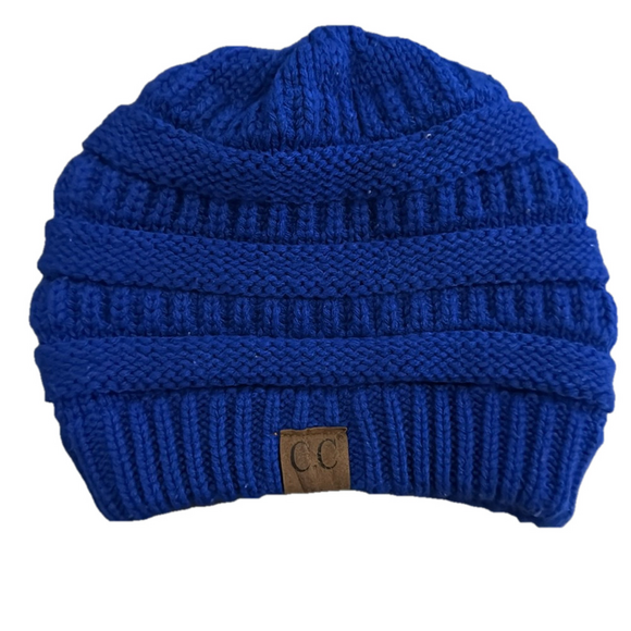 C.C Accessories - Royal Blue CC Beanie